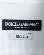 "DOLCE &amp; GABBANA" Shadow stripe pattern oversized shirt