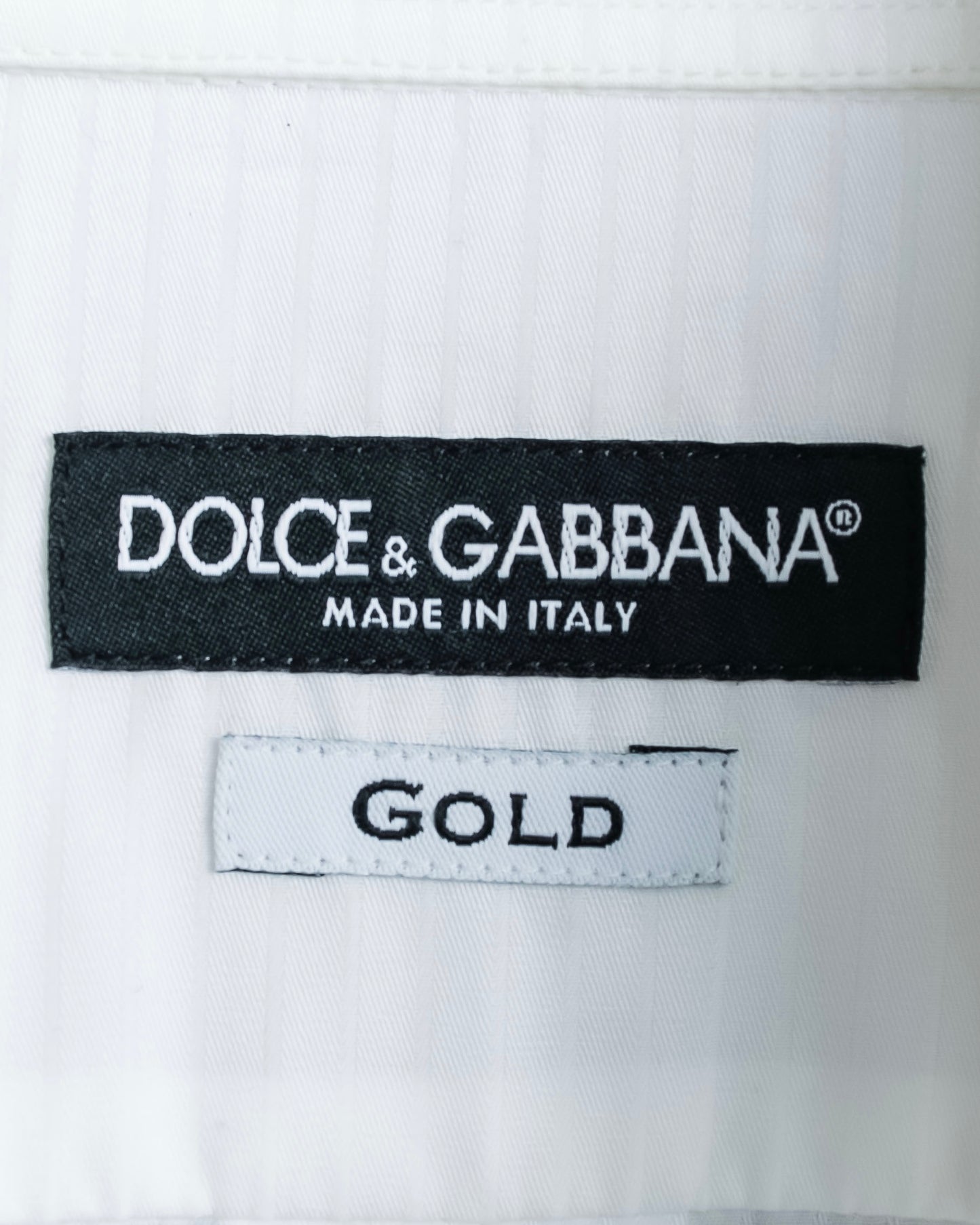 "DOLCE & GABBANA" Shadow stripe pattern oversized shirt