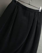 -SPECIAL- “Christian Dior” 80’s silk pleated long skirt