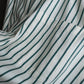 "BURBERRYS" Green stripe pattern oversized shirt