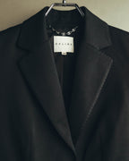 "CELINE" 00's Fitted peplum wool blazer
