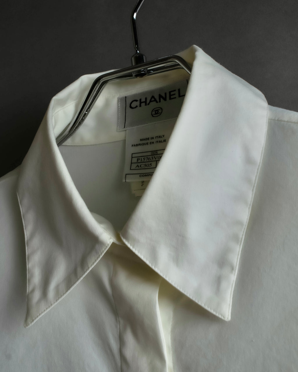 "CHANEL" 2005SS logo studs design shirt jacket