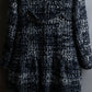 "Weekend Max Mara" Fur trimmed design collar tweed flare coat