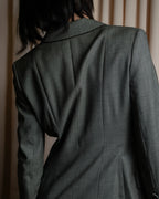 "Christian Dior" Flap pocket detail military tailored jacket