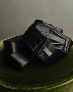 "HOXTON BOUTIQUE" 00's-10's Pebbled leather scarf belt