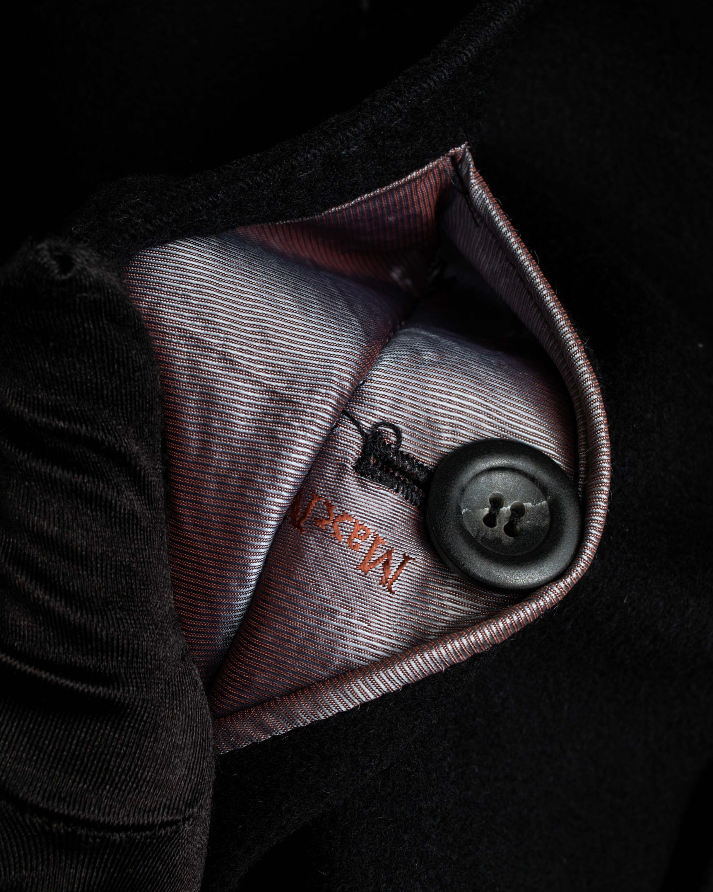 "Max Mara" Stitch design draping chester coat