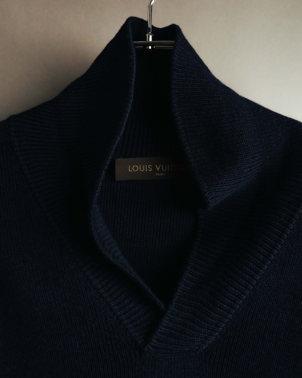 "LOUIS VUITTON" 2014's Relaxed shawl collar knit sweater