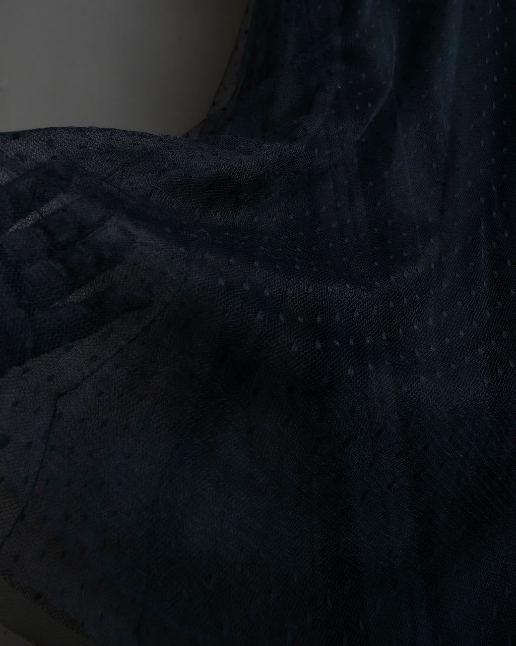 "RED VALENTINO" Polka dot pattern tulle flared skirt