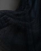 "RED VALENTINO" Polka dot pattern tulle flared skirt