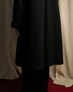 "Valentino Garavani"Shawl collar A-line silhouette long coat