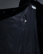 "ERREUNO" Relaxed tailored velour jacket