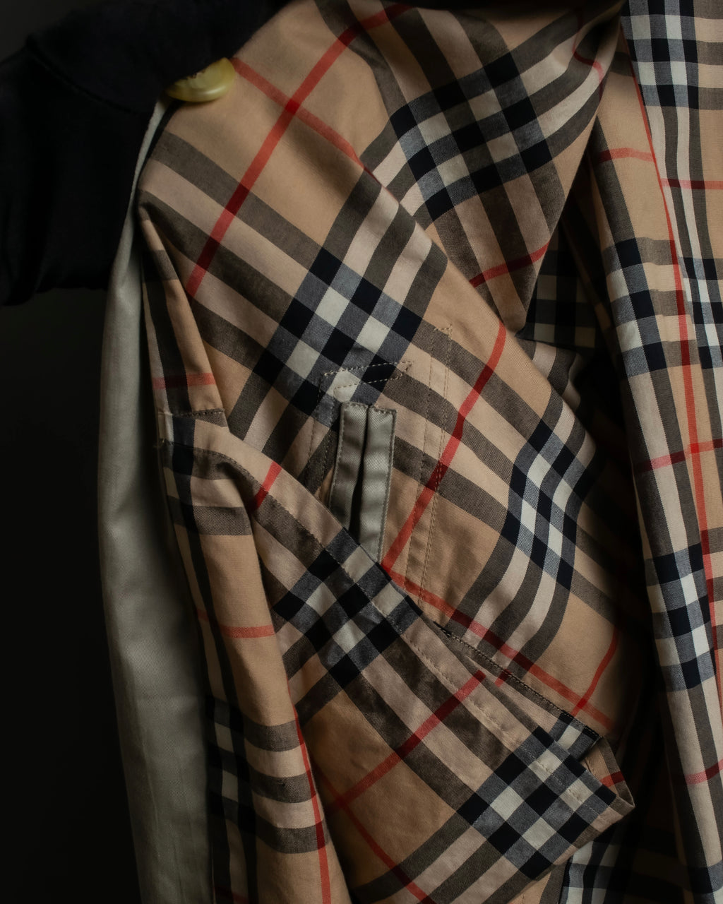 "BURBERRYS" Classic military detail maxi length trench coat