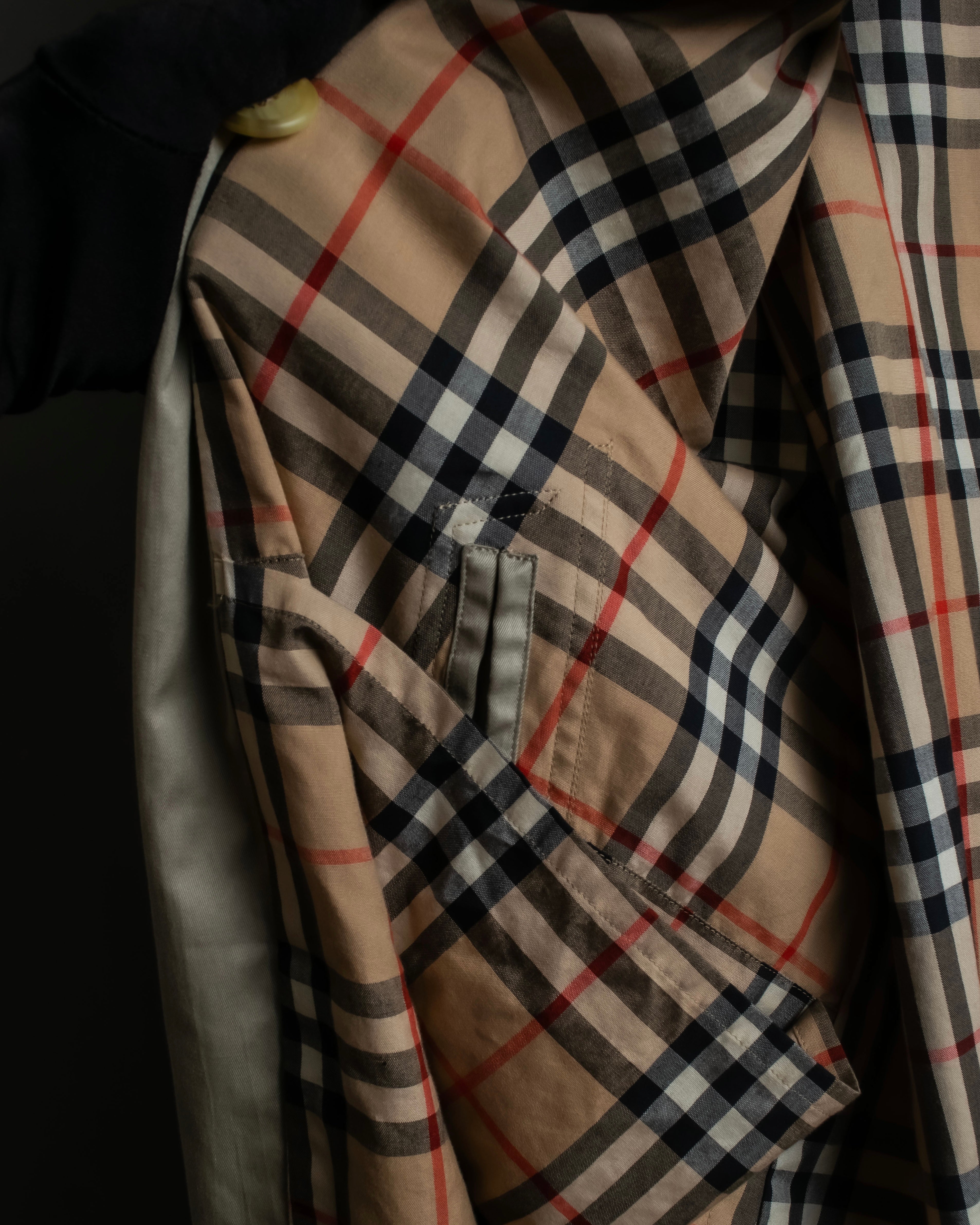 "BURBERRYS" Classic military detail maxi length trench coat