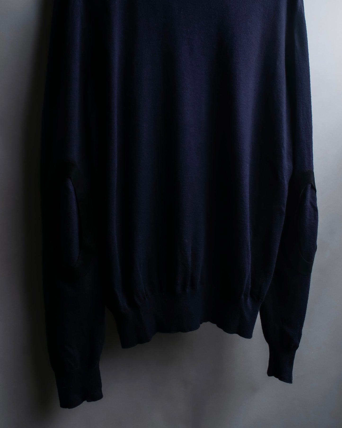 "MAISON MARGIELA" 20SS elbow patch design crew neck knit pullover