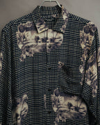 –SPECIAL– “Christian Dior” 80’s-90’s archival toile print shirt
