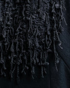 "BOTTEGA VENETA" Organza & fringe design sleeveless dress