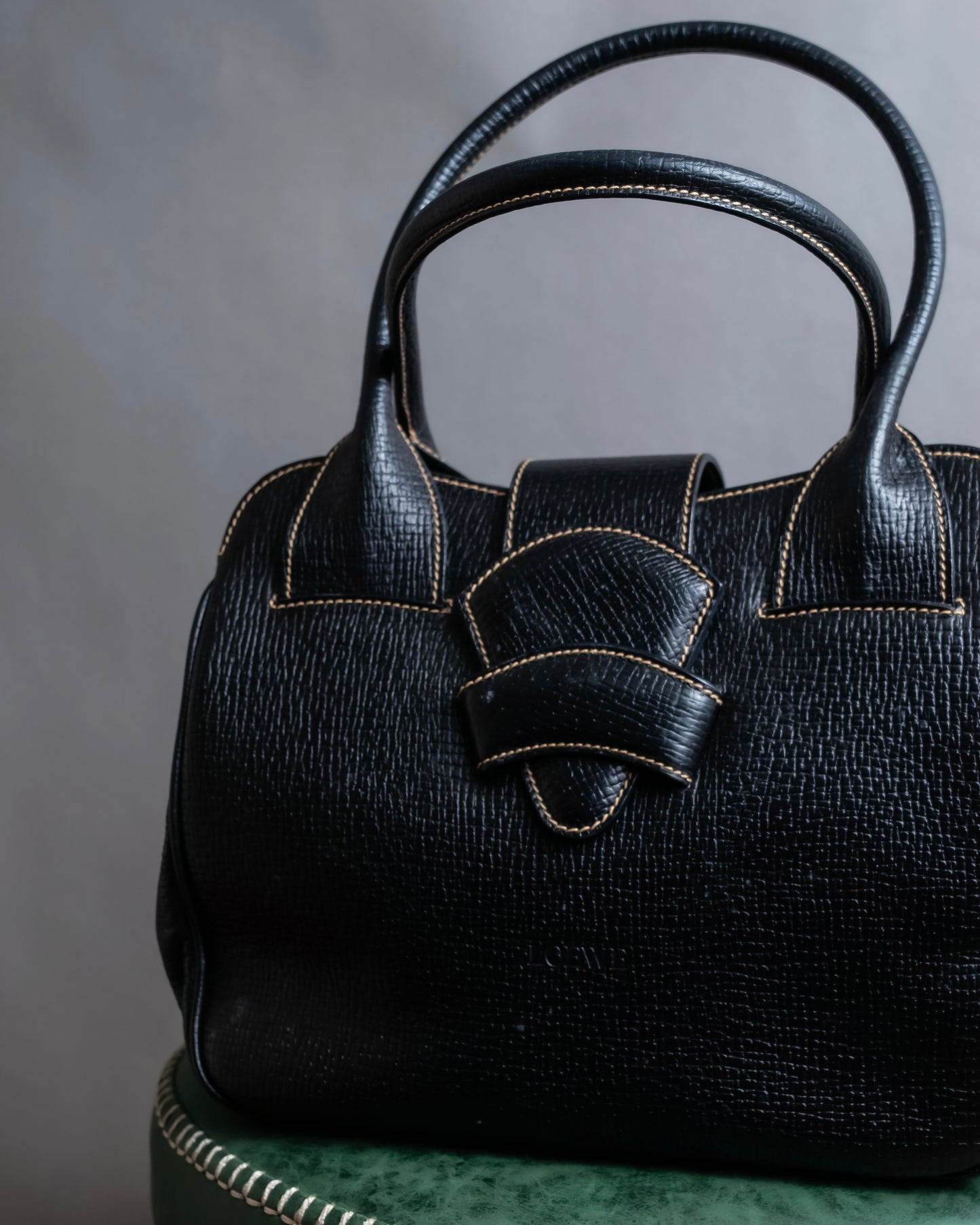 "LOEWE" Barcelona series grained leather handbag