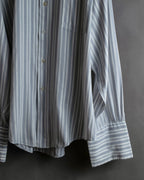 "Vintage multi-stripe pattern shirt"