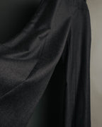 -SPECIAL- "CHANEL" 00's Soft wool cashmere wide leg trousers