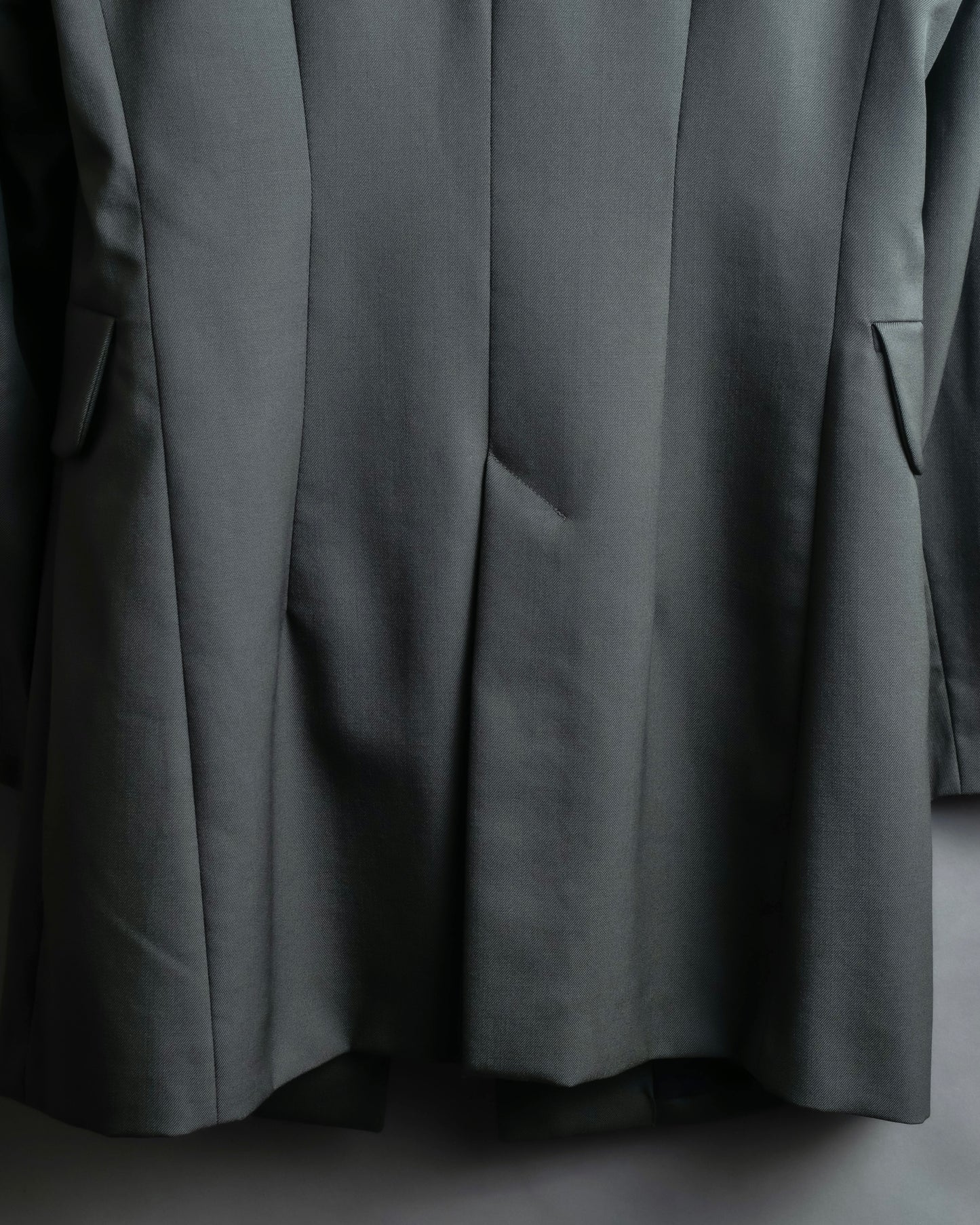 "MM6 MAISON MARGIELA" Wrap front oversized tailored jacket