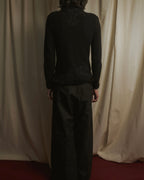 Chaqueta de piel con bordado de cuentas de los años 00 de Ralph Lauren