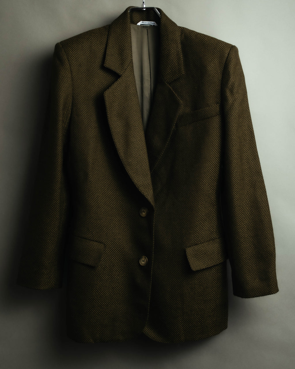 "MISSONI DONNA" 90's Textured knit tailored jacket