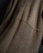 -SPECIAL- "LOEWE" 90's-10's Fur collar cordero lambskin long coat