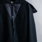 "MM6 MAISON MARGIELA" Wool blend zip up cape collar jacket