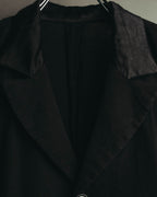 "i wish Y's bis" late 80's-90's Relaxed linen cotton long jacket