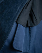 "Comme des garçons robe de chambre" Beautiful velour double half coat