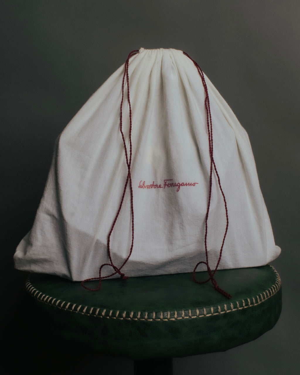 “Salvatore Ferragamo” 90’s-00’s Gancini top handle box calf bag