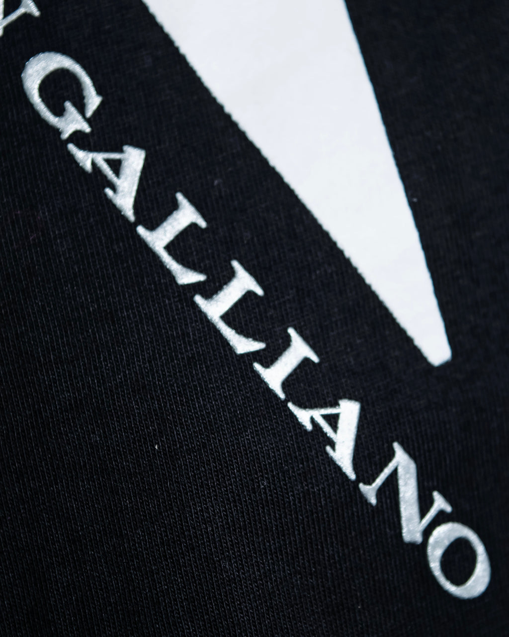 "John Galliano" Tie motif trompe l'oeil design pullover