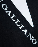 "John Galliano" Tie motif trompe l'oeil design pullover