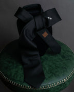 "HERMES" Dice embroidery design silk neck tie