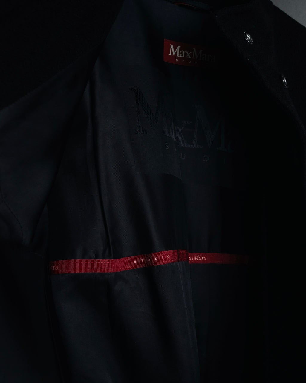 "MaxMara STUDIO" 2010’s Virgin wool stand-collar coat
