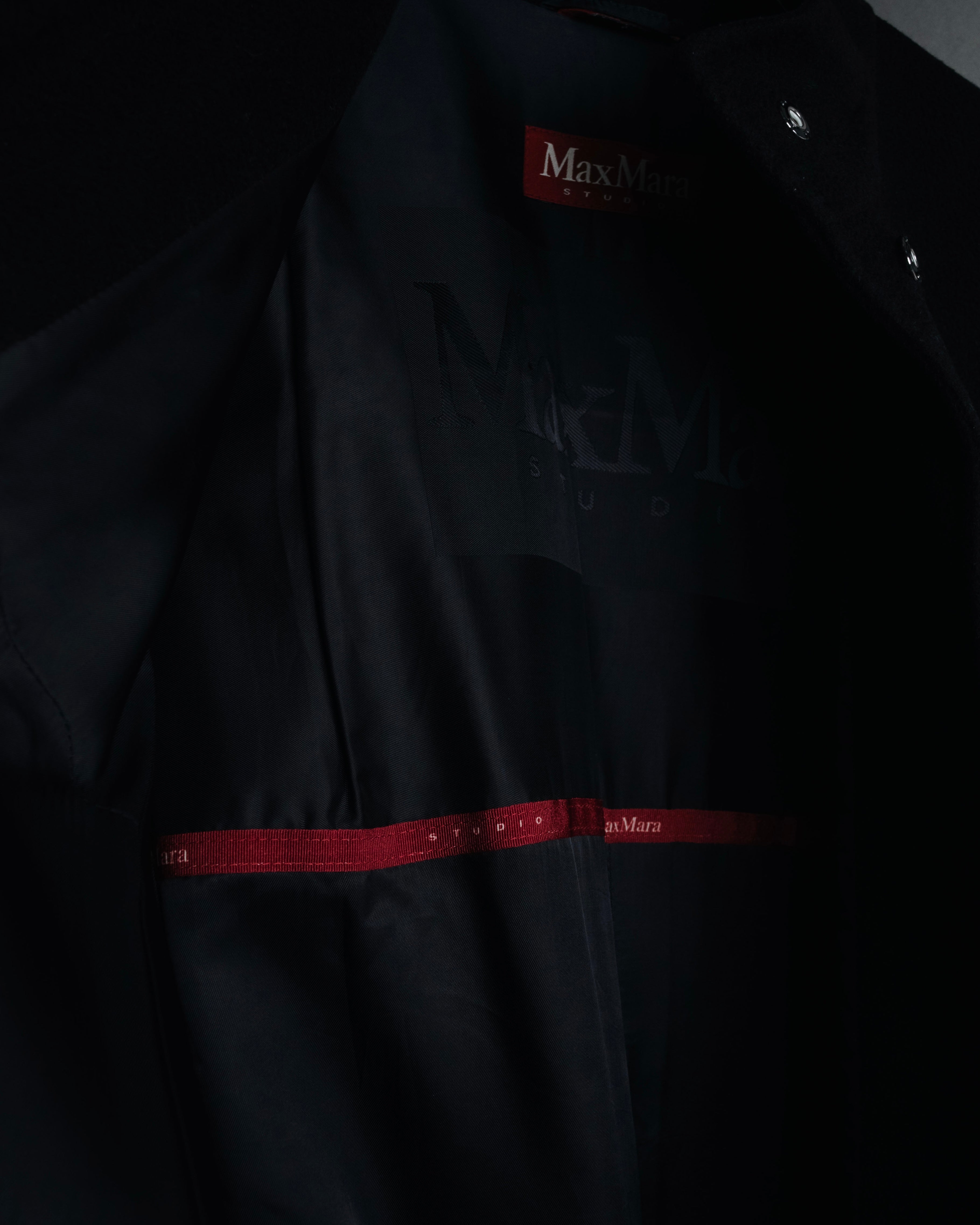 "MaxMara STUDIO" 2010’s Virgin wool stand-collar coat