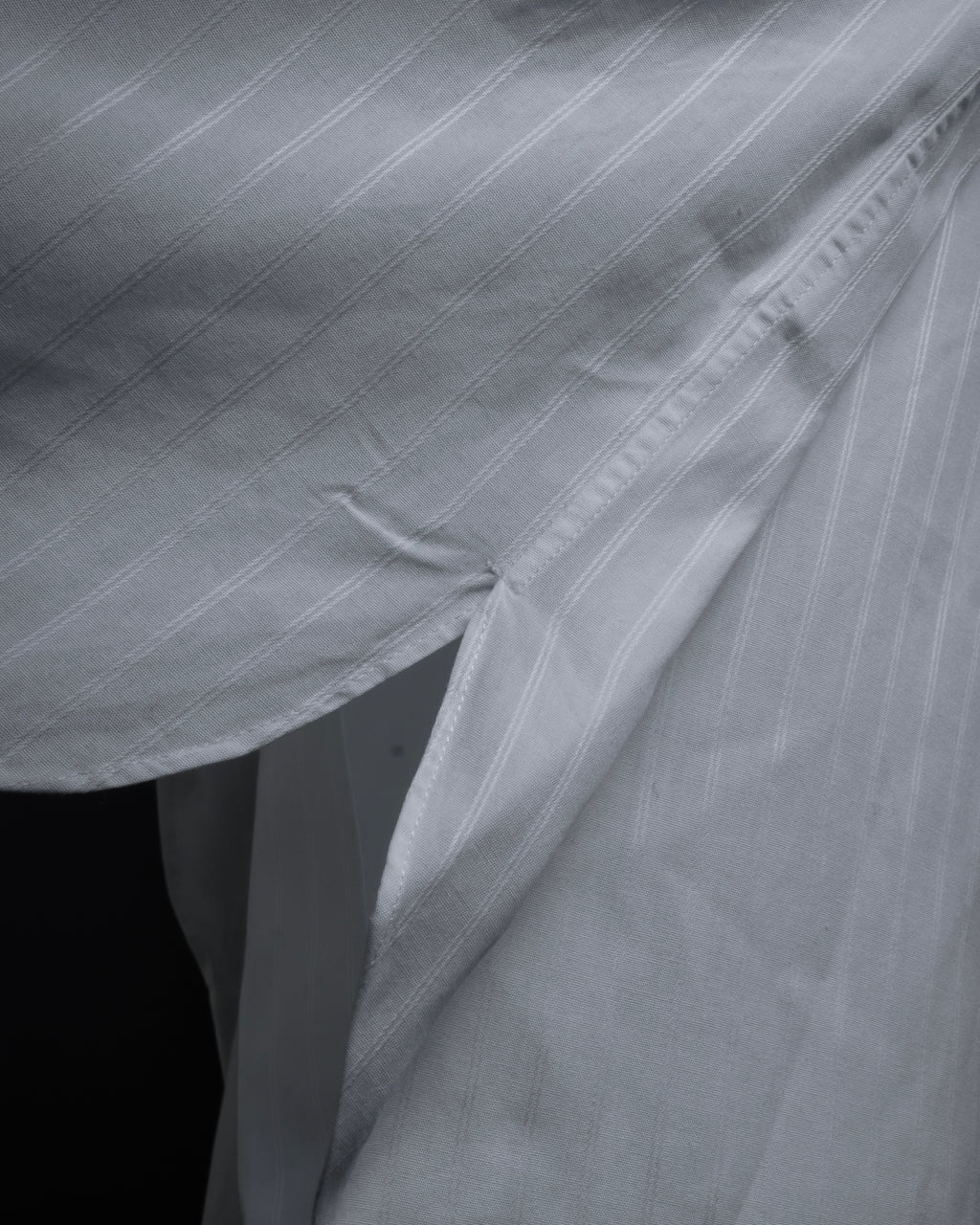 "COMME des GARCONS
HOMME" 90's Keiichi Tanaka design striped shirt