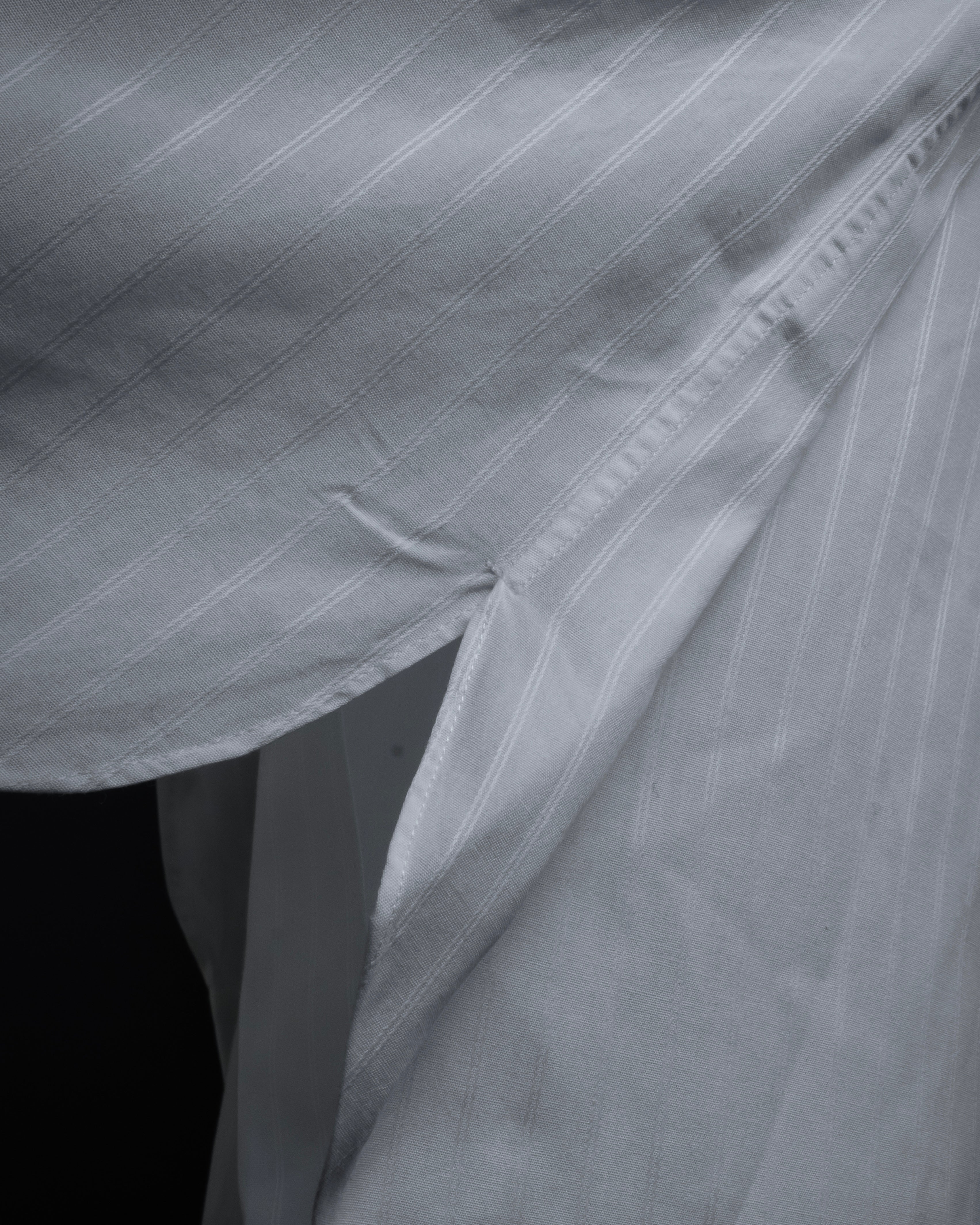 "COMME des GARCONS
HOMME" 90's Keiichi Tanaka design striped shirt