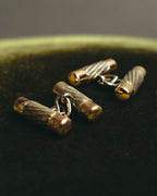 “Tiffany & Co.” 80’s-90’s Twisted bi-color chain cufflinks