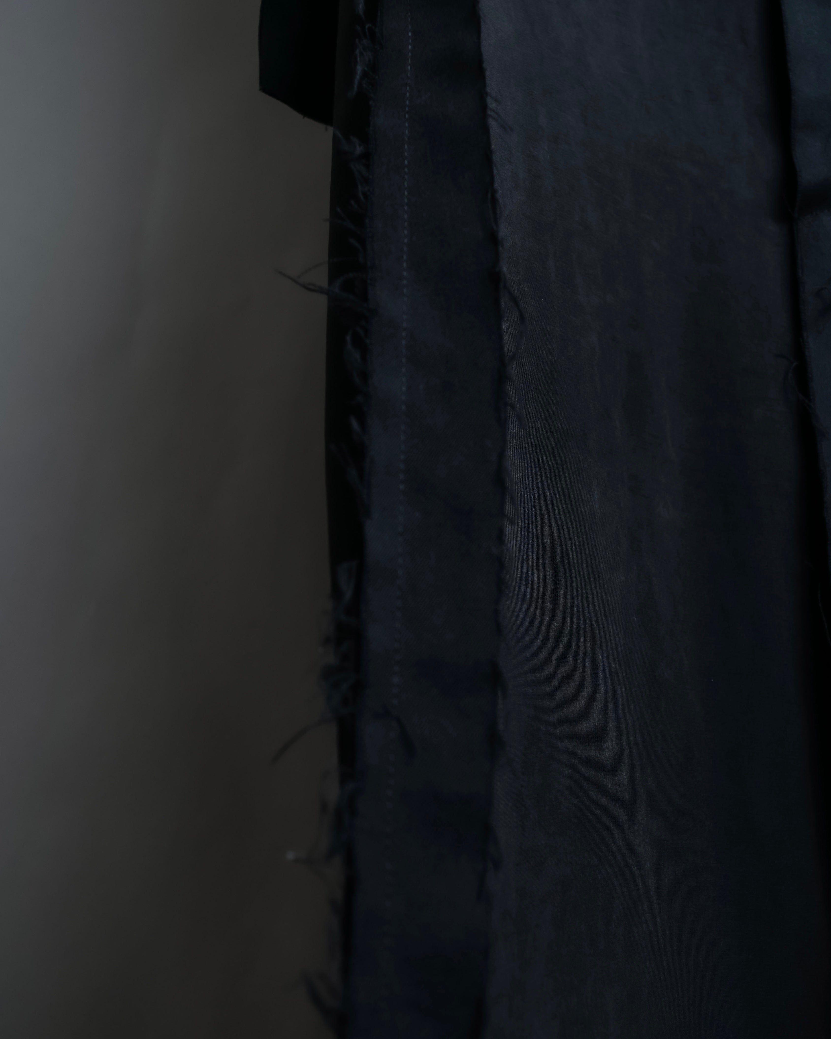 "B Yohji Yamamoto" Inside-out design super long shirt coat