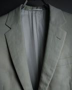 “PRADA” 10’s Linen tailored suit set