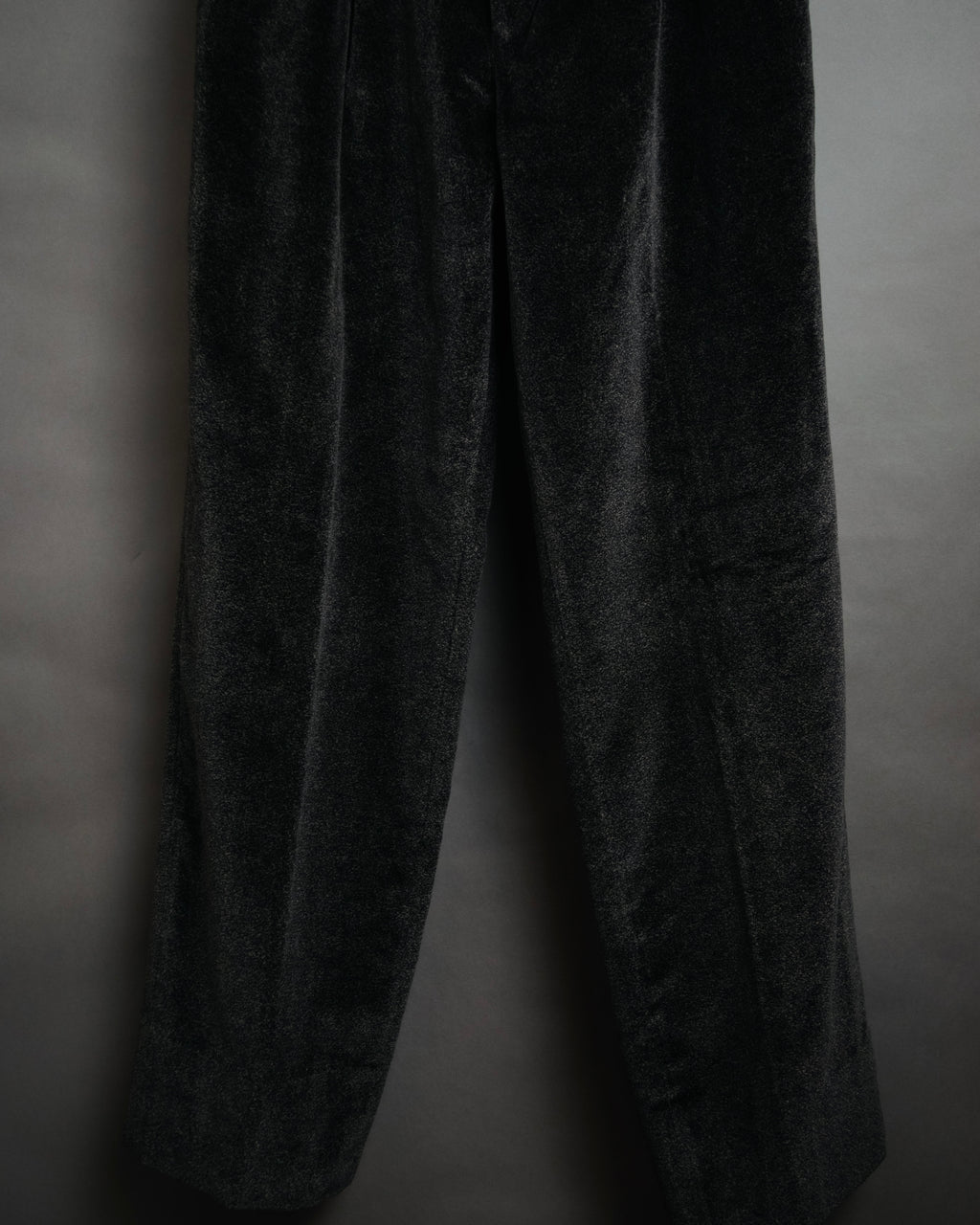 “Christian Dior MONSIEUR” 80’s-90’s Velour two tuck wide trousers
