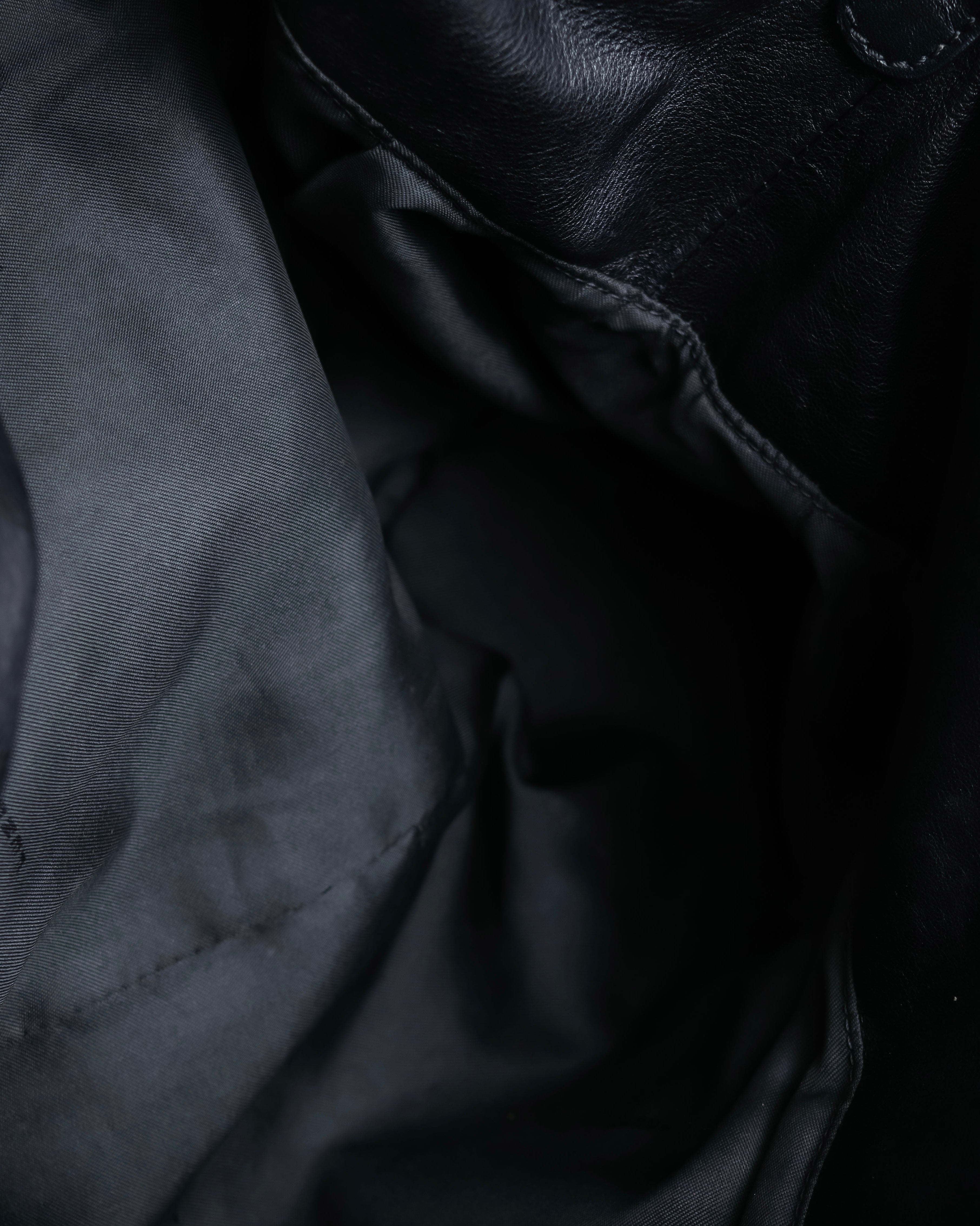 "FENDI" Gathered design leather one-shoulder bag