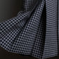 "Christian Dior" Houndstooth pattern wool cropped pleats skirt