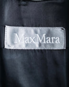 "Max Mara" Straight line silhouette single breasted chester coat
