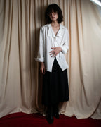 "YOHJI YAMAMOTO" 12SS Folded front panel cotton shirt