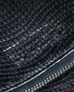 "MAISON MARGIELA" Lizard-embossed leather long wallet