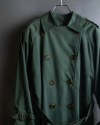 "BURBERRYS" Military detail oversized belted trench coat