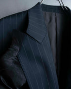 "JEAN PAUL GAULTIER HOMME"
Oversized shadow stripe set up