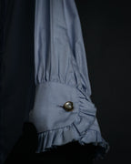 “GUCCI” 2015-2016 Ruffled collar cotton shirt